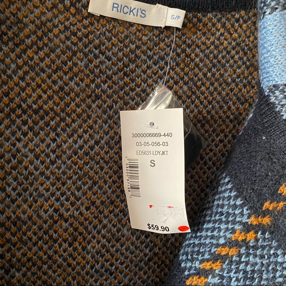 Rickis NWT sweater size small - Picture 2 of 3
